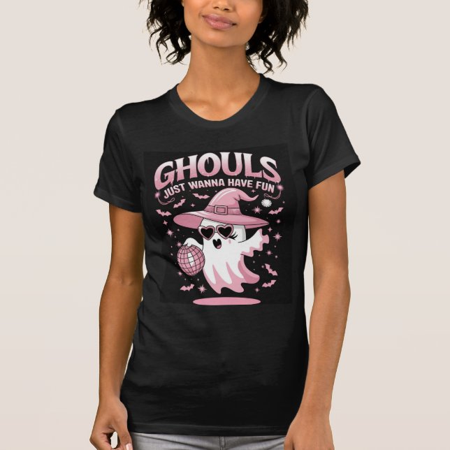 Rosa ghouls t shirt (Framsida)