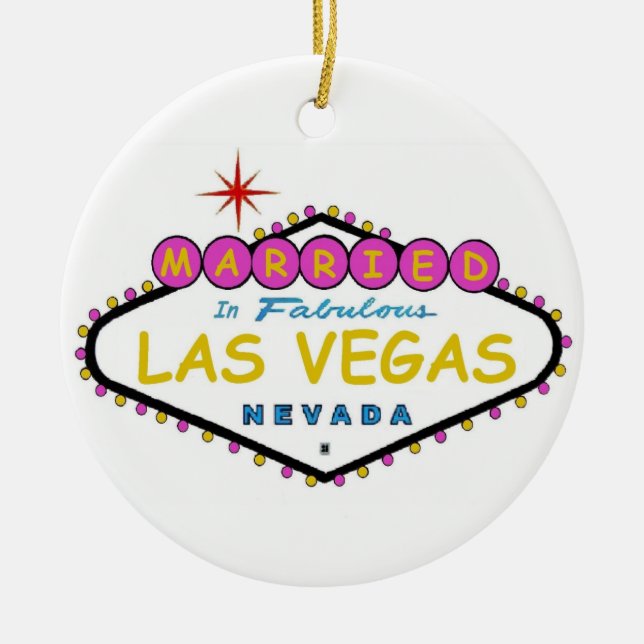 ROSA gift i Las Vegas Ornament (Framsidan)
