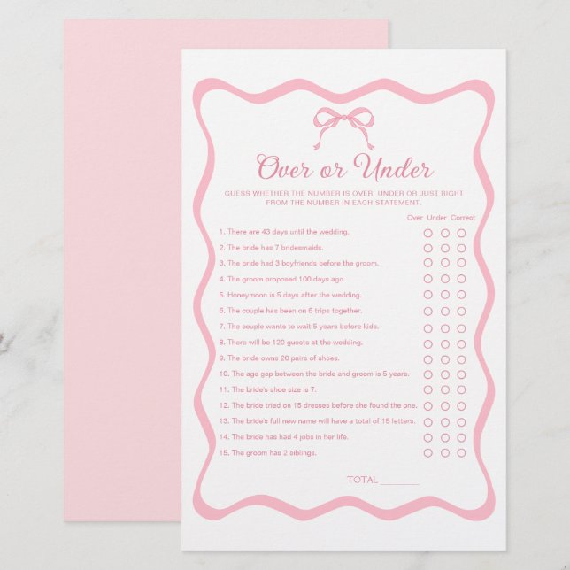 Rosa Gifter sig Möhippa under spel (Fram/baksida)