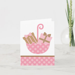 Rosa Gifts in i Umbrella Tack Kort