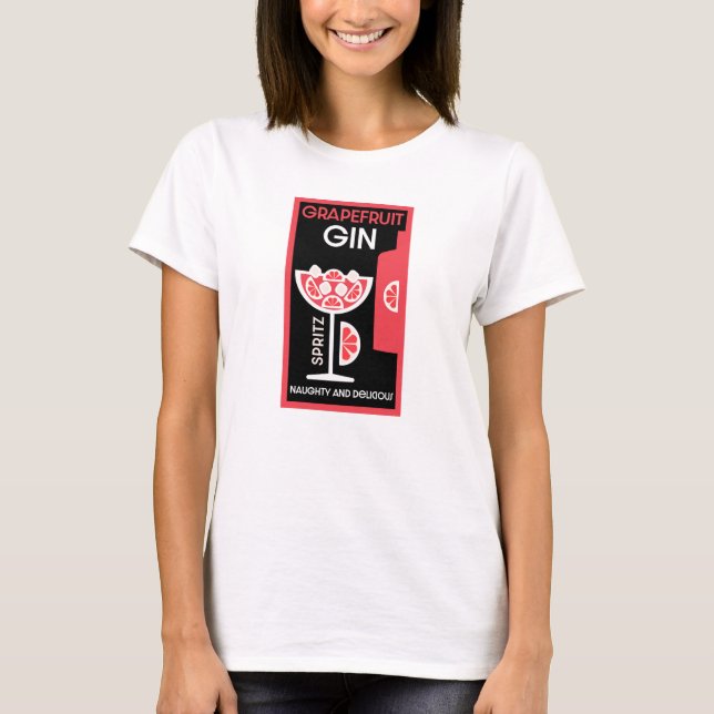 Rosa Gin T Shirt (Framsida)