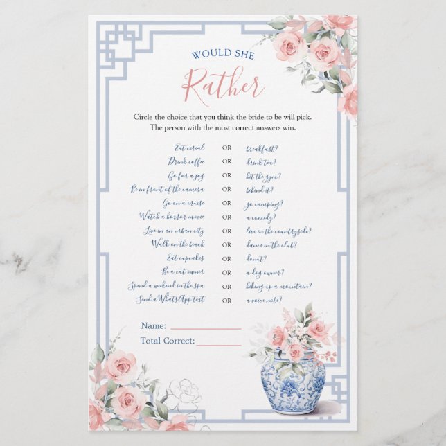  Rosa Ginger Burk Chinoiserie (Framsida)