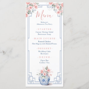 Rosa Ginger Burk Chinoiserie Baby Shower Meny