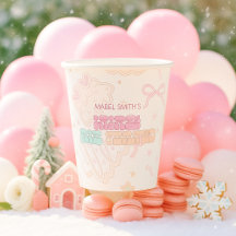 Rosa GingerBread Winter Onederland 1:a födelsedag