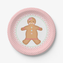 Rosa Gingerbröd Cookie
