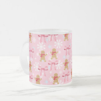 Rosa Gingerbröd jul mugg