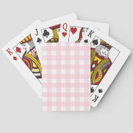 Rosa Gingham Casinokort