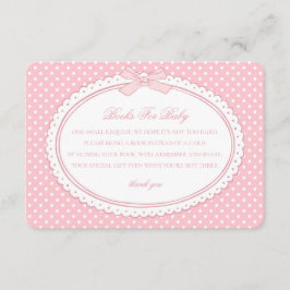 Rosa Gingham Coquette-böcker för bebisar Tilläggskort