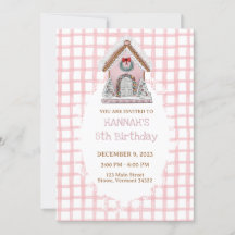 Rosa Gingham Gingertea Birthday Investigation