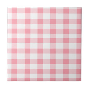Rosa Gingham Kakelplatta