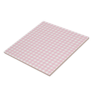 Rosa Gingham Kakelplatta
