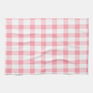 Rosa Gingham Kökshandduk