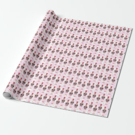 Rosa Gingham Nutcracker Ballet jul Presentpapper