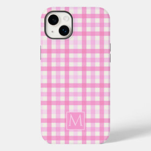 Rosa Gingham Play Checkered Mönster