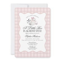 Rosa Gingham Preppy Ghost Little Boo Baby Shower