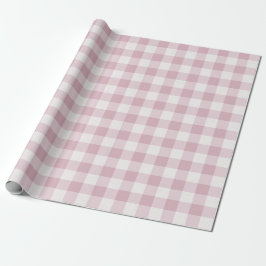 Rosa Gingham Presentpapper