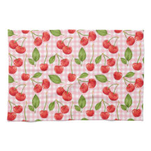 Rosa Gingham & Red Cherries Picnic