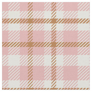 Rosa Gingham tartan buffel plaid sommar picknick Tyg
