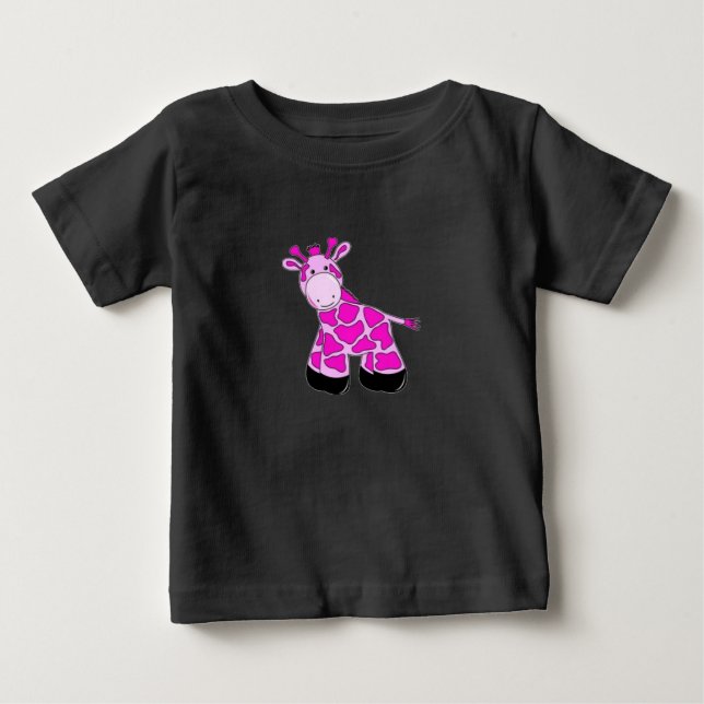 Rosa Giraff T-Shirt (Framsida)