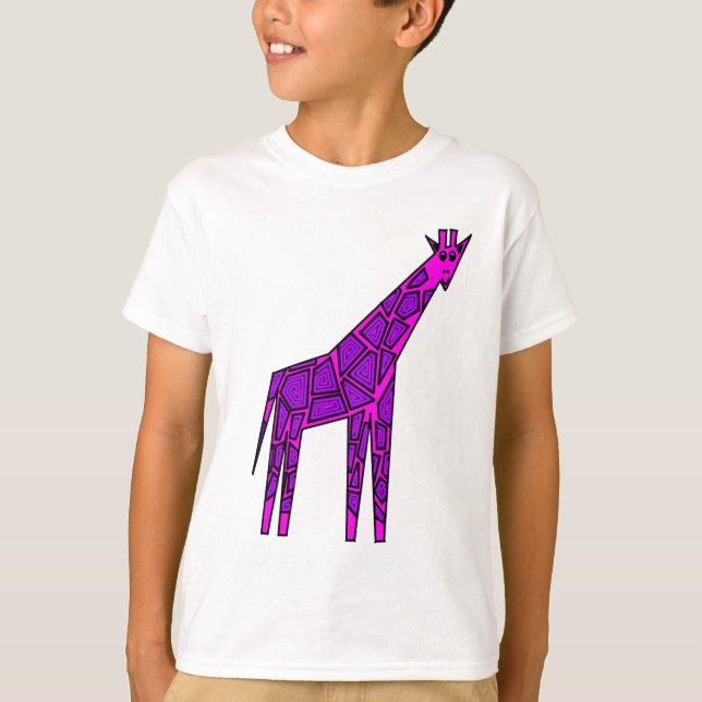 Rosa giraff tee (Framsida)