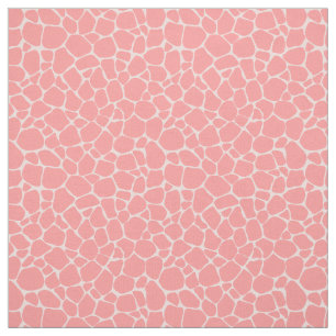 Rosa Giraffe Fabric Tyg