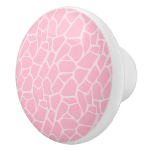 Rosa Giraffe Jungle Jill Mönster Draw Knobs Knopp