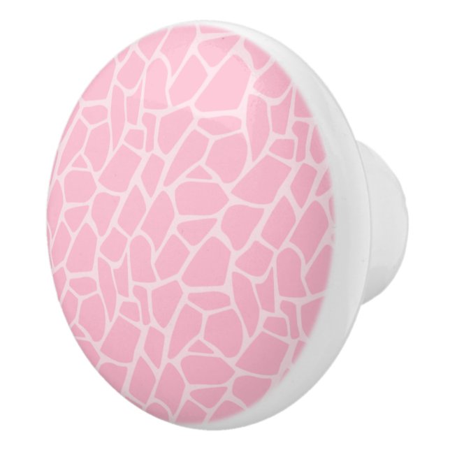 Rosa Giraffe Jungle Jill Mönster Draw Knobs Knopp (Höger)