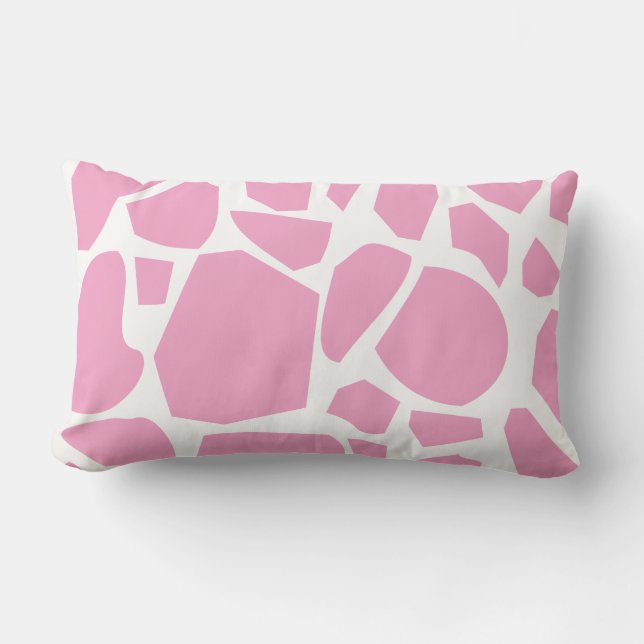 Rosa Giraffe Lumbar Pillow Lumbarkudde (Framsida)