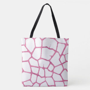 Rosa Giraffe Mönster Tygkasse