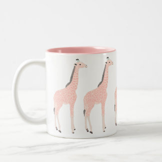 Rosa Giraffes Mugg