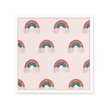 Rosa Girl Birthday Rainbow