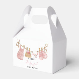 Rosa Girl Bohemian Clothes Baby Shower Presentaskar