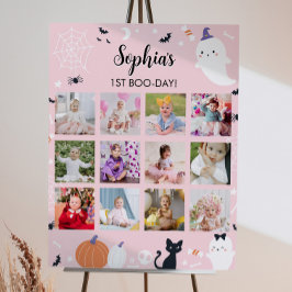 Rosa Girl Ghost First Year Photo Milestone-signatu Poster
