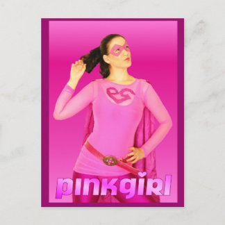 Rosa Girl Girl Mail Vykort