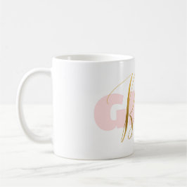 Rosa Girl Guld Chef Kaffemugg