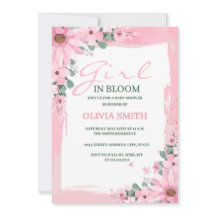  Rosa Girl in bloom Baby Shower