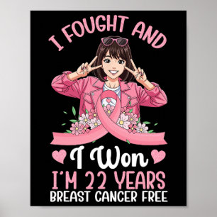 Rosa Girl jag hittade och jag skulle bli 22 år Bre Poster