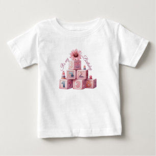 Rosa Girl Rainbow Star Birthday T Shirt