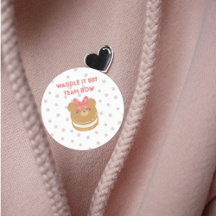  Rosa Girl Vote Baby Bet Reveal Party Sticker