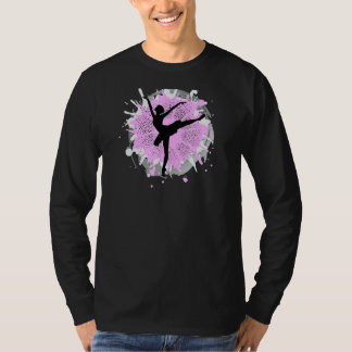 Rosa Girls Ballet Dancing Dance Motivational Birth T Shirt
