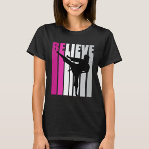Rosa Girls Tro Jiu Jitsu Motivational Squad Gi T Shirt