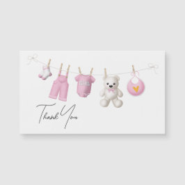 Rosa Girly Baby Design-skript - Elegant tack