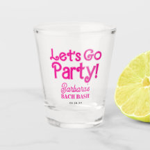 Rosa Girly Låt oss Party Bach Bash Bash