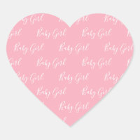 Rosa Girly Script Flicka