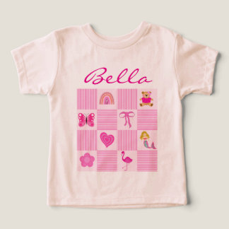 Rosa Girly Sweet Sak för henne T Shirt