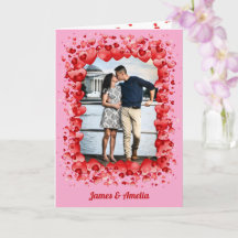 Rosa Glad Alla hjärtans dag Foto Romantic Hearts