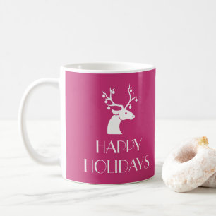 Rosa GLAD HELG julrenar Namn Kaffemugg