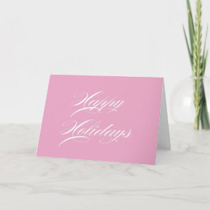 Rosa Glad Jul Kort