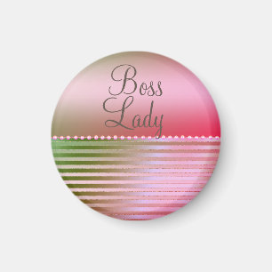 Rosa Glam Chef Dam Magnet