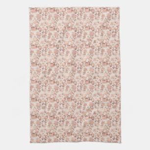 Rosa Glam Leopard Skriv ut Kökshandduk